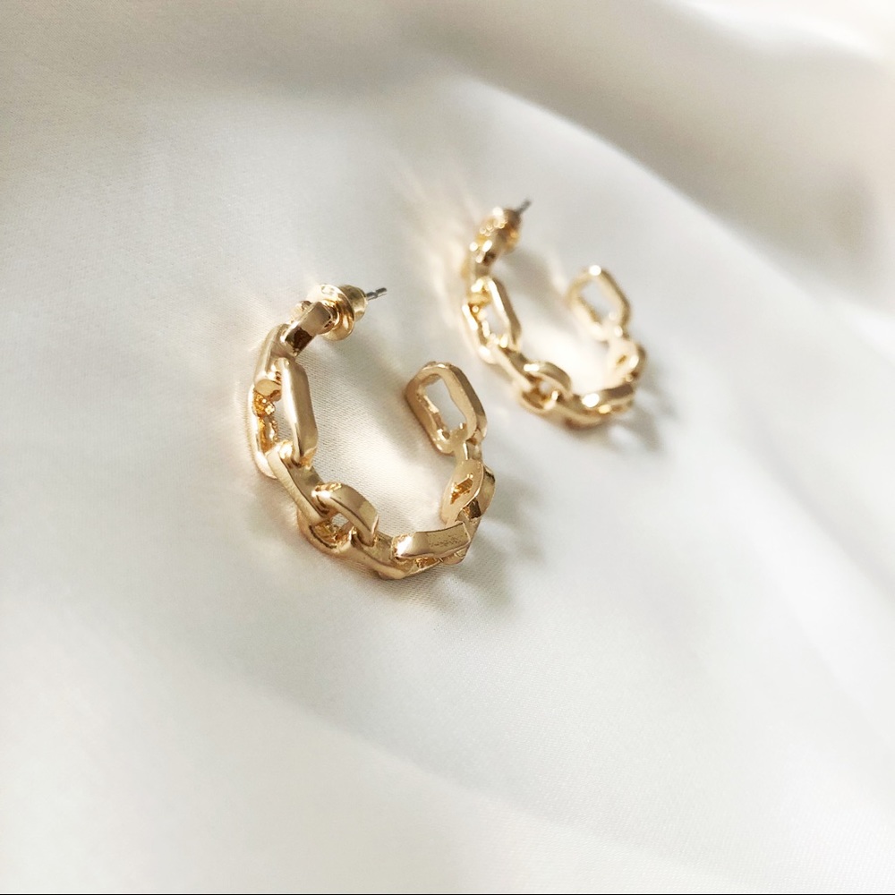 Link Hoop Earrings